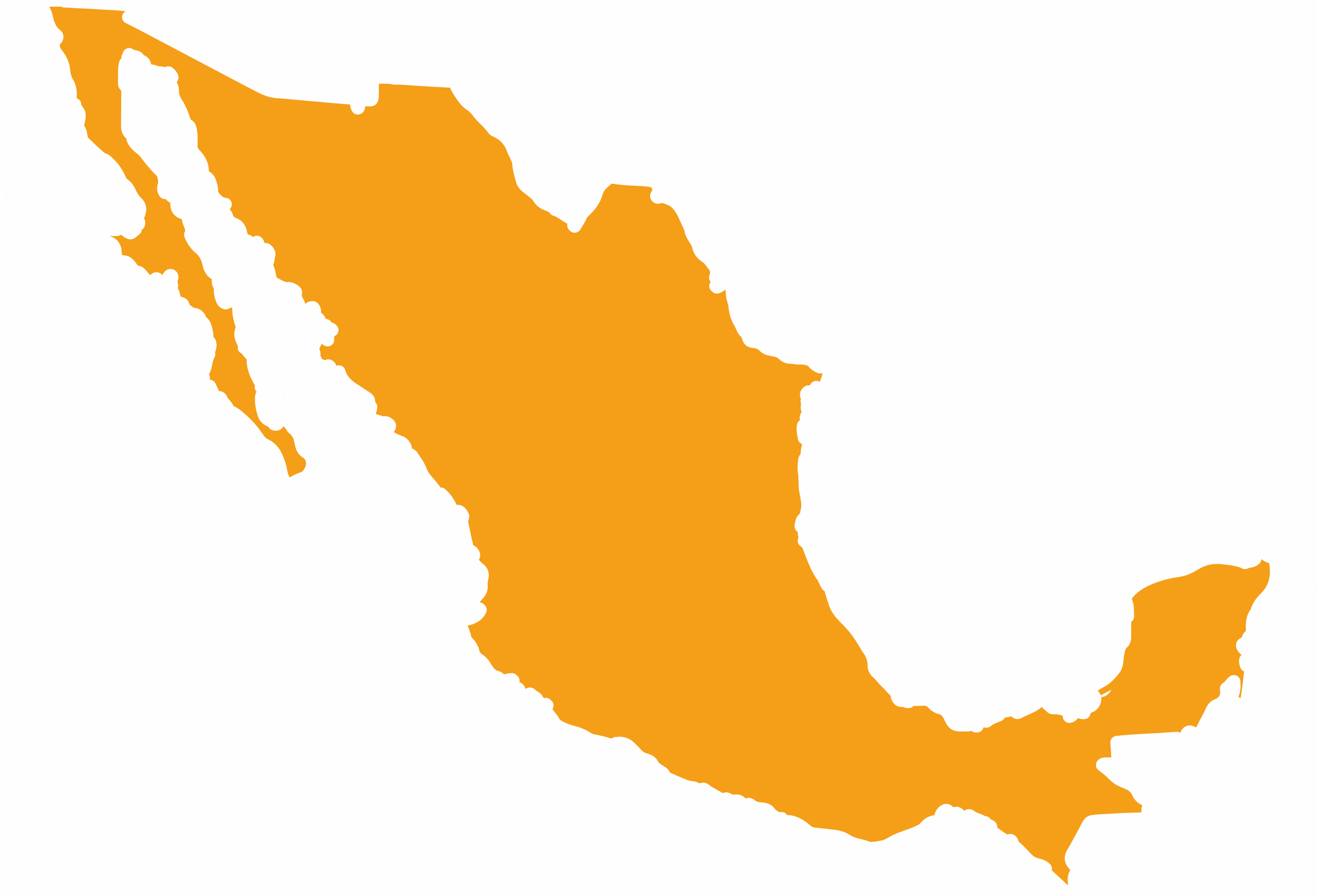 svg mapa de México